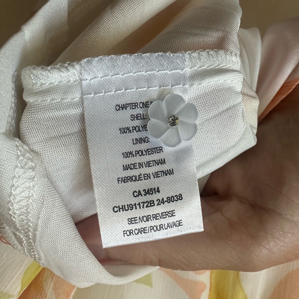 Harper & Blair Floral Blouse - Yellow and Orange - Picture 6 of 7